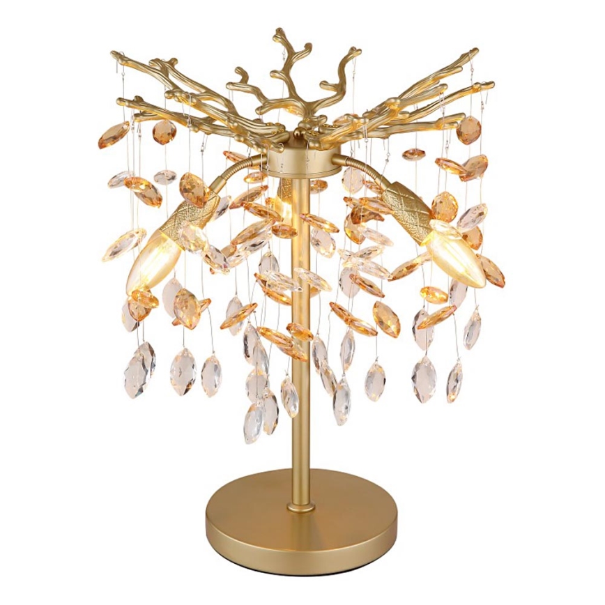 Globo - настолна лампа 3xE14/40W/230V златна