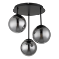 Globo - Накладен полилей 3xE14/25W/230V черен