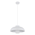 Globo - Пендант с кабел 1xE27/60W/230V бял