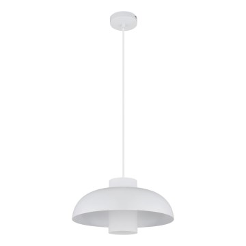 Globo - Пендант с кабел 1xE27/60W/230V бял