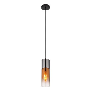 Globo - Пендел 1xE27/25W/230V Ø 10,5 см черен/меден