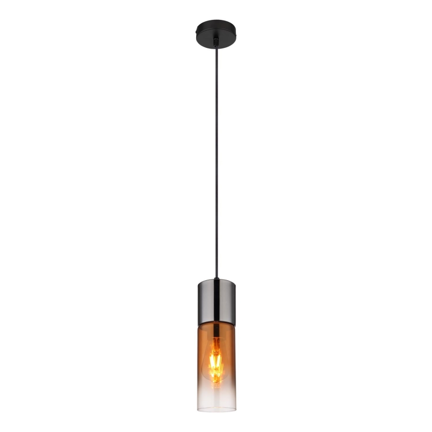 Globo - Пендел 1xE27/25W/230V Ø 10,5 см черен/меден