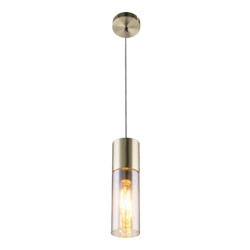 Globo - Пендел 1xE27/25W/230V Ø 10,5 см месинг