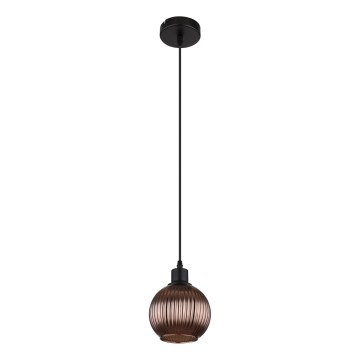 Globo - Пендел 1xE27/25W/230V Ø 15 см меден