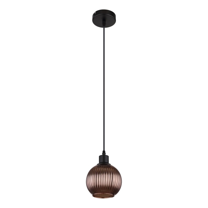 Globo - Пендел 1xE27/25W/230V Ø 15 см меден