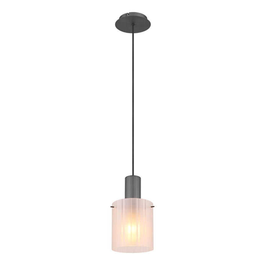 Globo - Пендел 1xE27/40W/230V Ø 18 см бял
