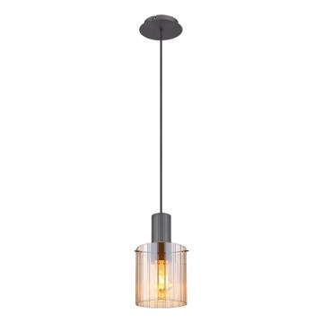 Globo - Пендел 1xE27/40W/230V Ø 18 см кафяв