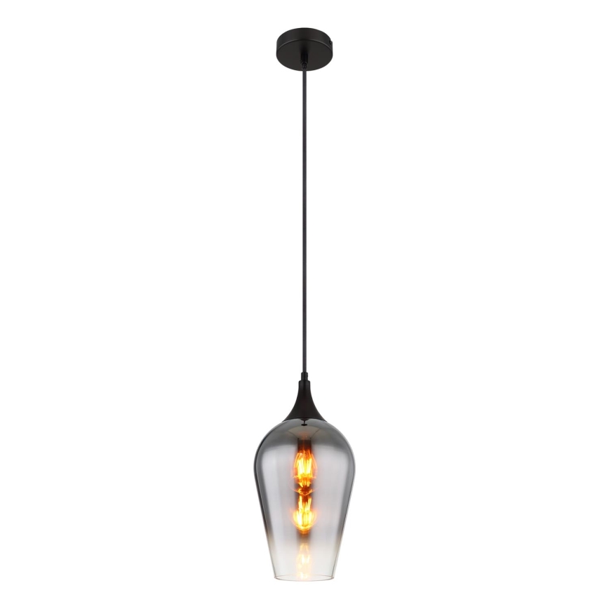 Globo - Пендел 1xE27/60W/230V Ø 18 см черен