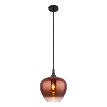 Globo - Пендел 1xE27/60W/230V Ø 24 см меден