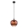 Globo - Пендел 1xE27/60W/230V Ø 24 см меден