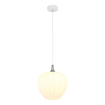 Globo - Пендел 1xE27/60W/230V Ø 29 см бял