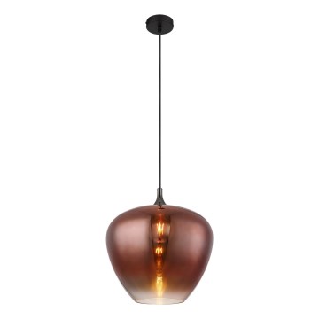 Globo - Пендел 1xE27/60W/230V Ø 40 см меден