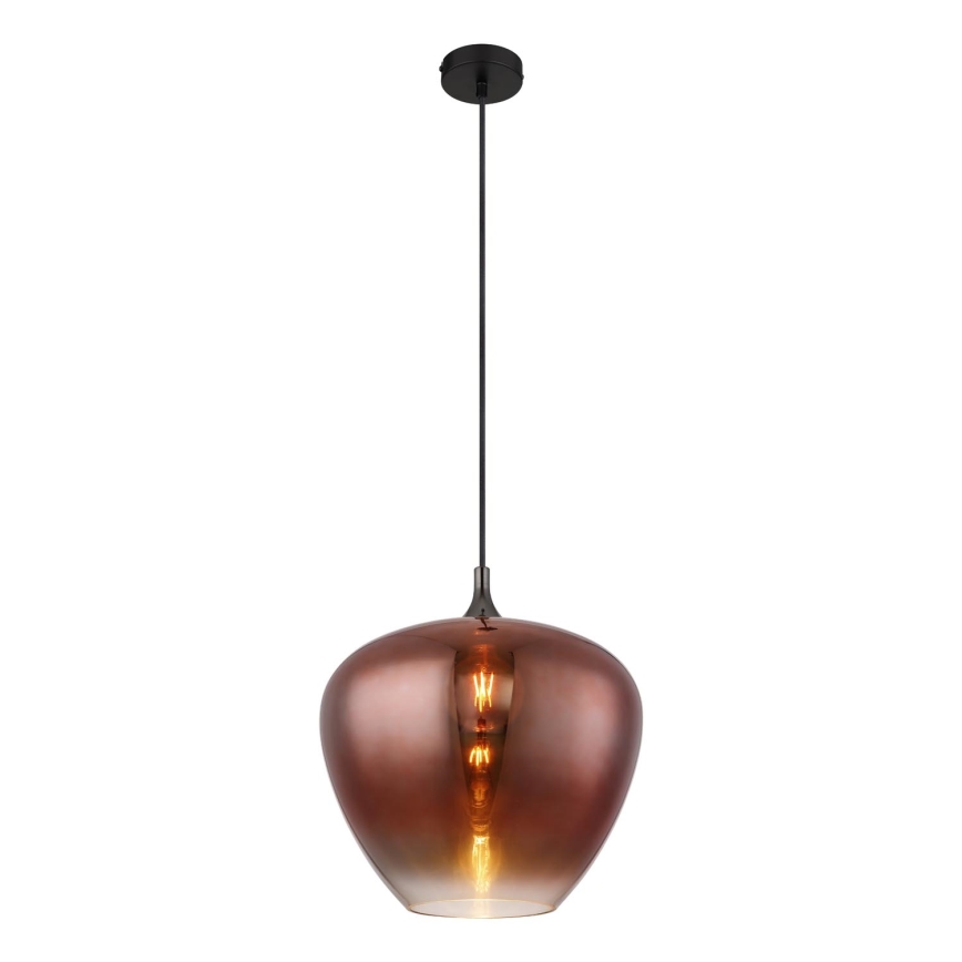 Globo - Пендел 1xE27/60W/230V Ø 40 см меден