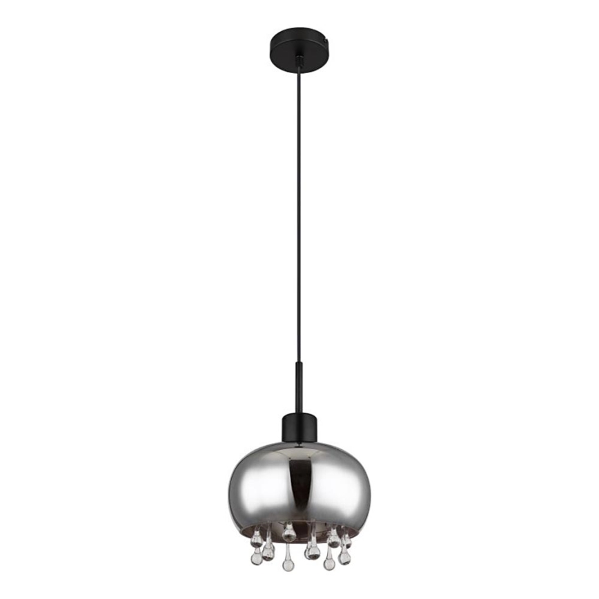 Globo - Пендел 1xE27/9W/230V Ø 21 см черен