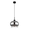 Globo - Пендел 1xE27/9W/230V Ø 28 см черен