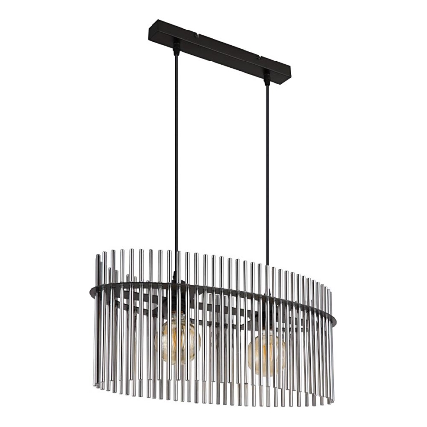Globo - Пендел 2xE27/60W/230V черен
