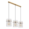 Globo - Пендел 3xE27/60W/230V златист