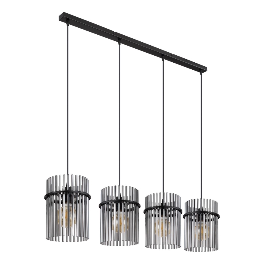 Globo - Пендел 4xE27/60W/230V черен
