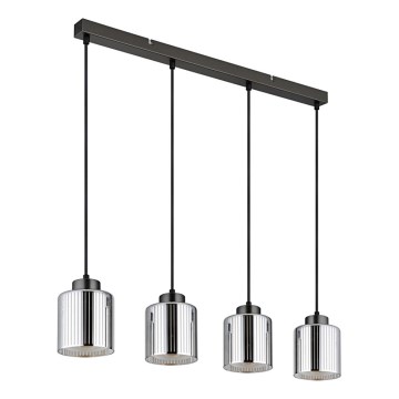 Globo - Пендел 4xE27/60W/230V лъскав хром