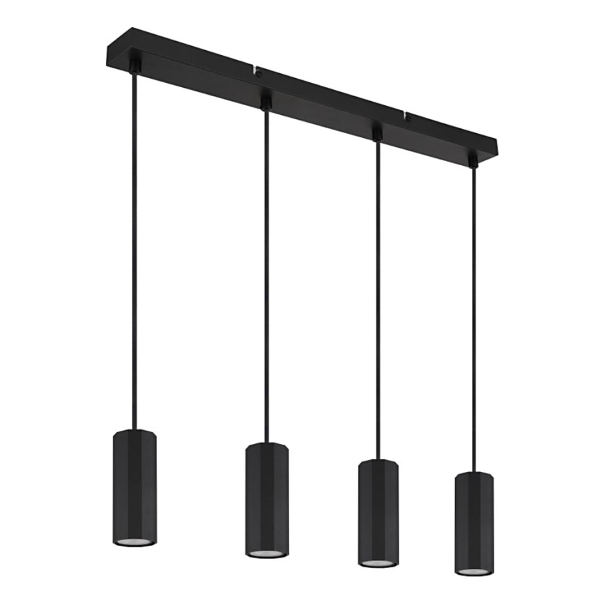Globo - Пендел 4xGU10/25W/230V черен