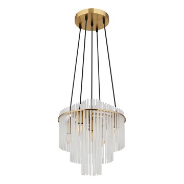 Globo - Пендел 5xE14/40W/230V златист