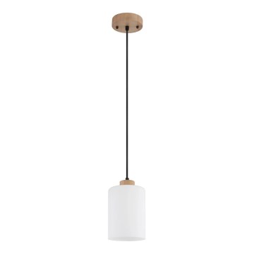 Globo - Пендел на кабел 1xE27/60W/230V бежово/бяло