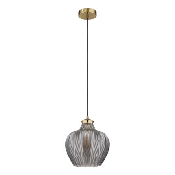 Globo - Пендел на кабел 1xE27/60W/230V Ø 22 см опушен