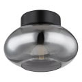 Globo - Плафон 1xE27ILLU/40W/230V черен