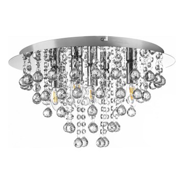 Globo - Плафон 5xE14/40W/230V Ø 46 см лъскав хром