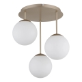 Globo - Плафонен полилей 3xE14/25W/230V месинг