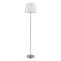 Globo - Подова лампа 1xE27/40W/230V бяла/матов хром