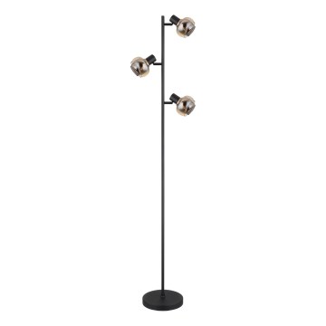 Globo - Подова лампа 3xE14/40W/230V черна