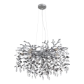 Globo - Подвесна люстра на кабел 10xE14/40W/230V сребриста
