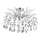 Globo - Полилей на прът 8xG9/8W/230V лъскав хром