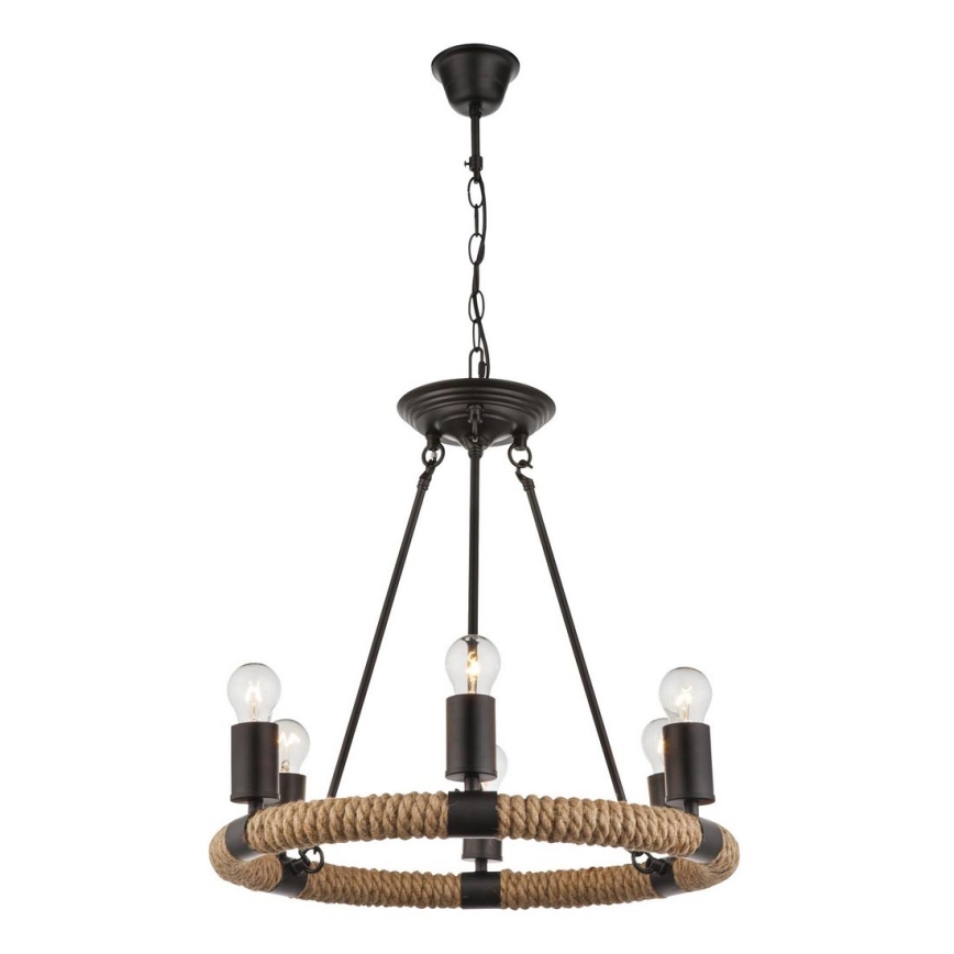 Globo - Полилей на верижка 6xE27/40W/230V