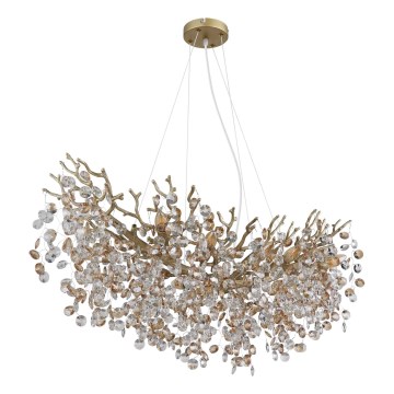 Globo - Полилей на кабел 10xE14/40W/230V златист