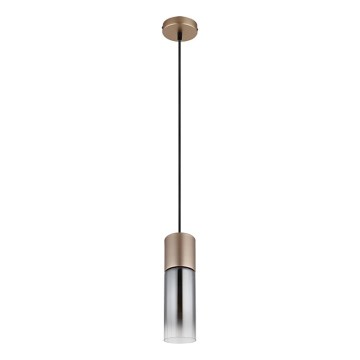 Globo - Полилей на кабел 1xE27/25W/230V бронзов Ø 10,5 см