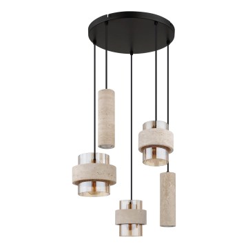Globo - Полилей на кабел 3xE27/40W/230V + 2xGU10/10W