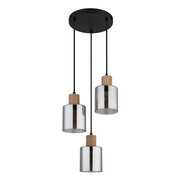 Globo - полилей на кабел, 3xE27, макс. 25W, 230V, Ø 30 см