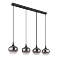 Globo - Полилей на кабел, 4xE27/40W/230V, черен