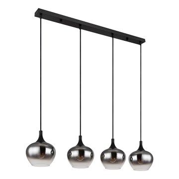 Globo - Полилей на кабел, 4xE27/40W/230V, черен