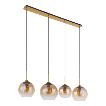 Globo - полилей на кабел 4xE27/60W/230V месинг