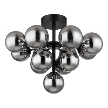 Globo - Полилей за повърхностен монтаж 13xG9/5W/230V Ø 56 см черен