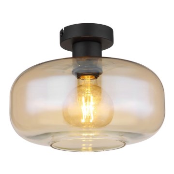 Globo - Полилей за повърхностен монтаж 1xE27/40W/230V Ø 28 см прозрачен