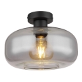 Globo - Полилей за повърхностен монтаж 1xE27/40W/230V Ø 28 см сив