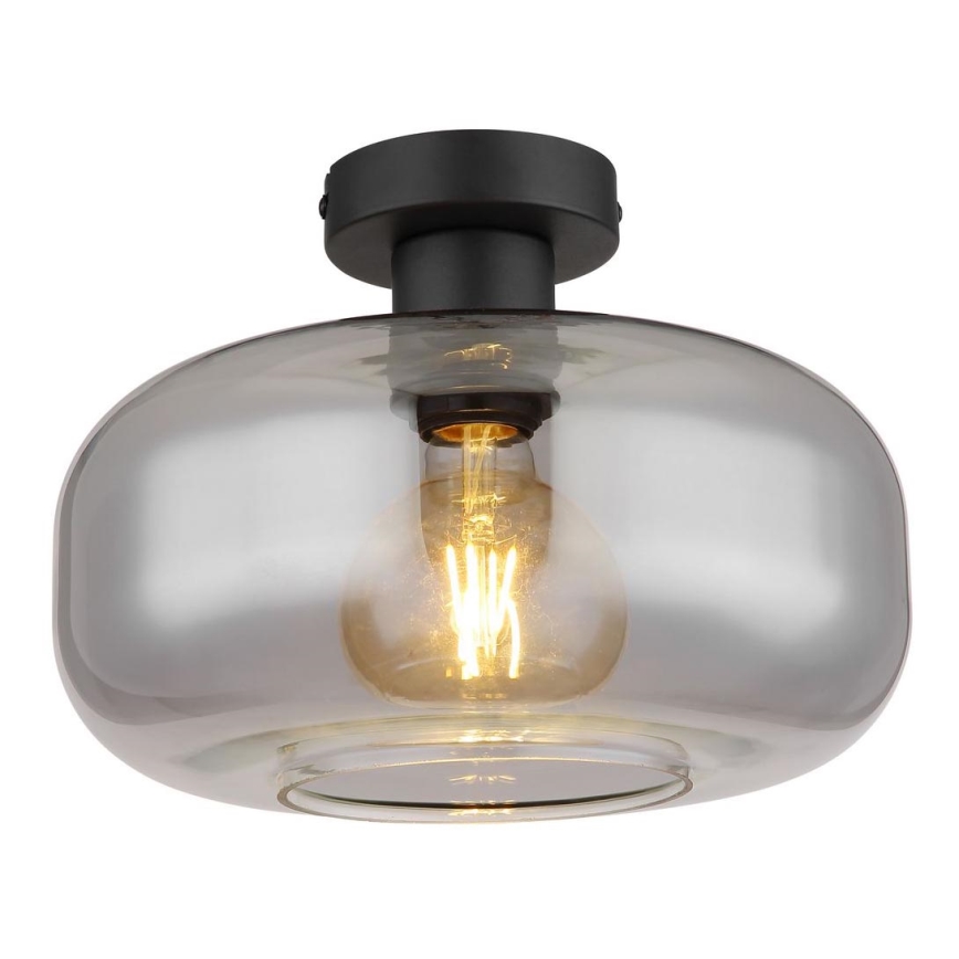 Globo - Полилей за повърхностен монтаж 1xE27/40W/230V Ø 28 см сив