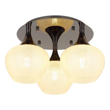 Globo - Полилей за повърхностен монтаж 3xE27/40W/230V антрацит