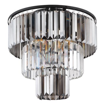 Globo - Полилей за повърхностен монтаж 3xE27/40W/230V Ø 40 см черен