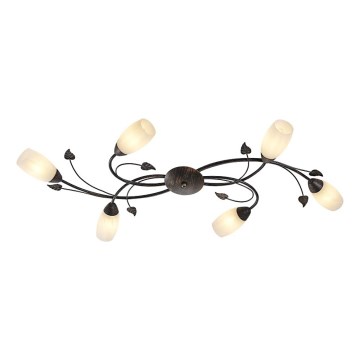 Globo - Полилей за повърхностен монтаж 6xE14/40W/230V