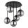 Globo - Полилей за таванен монтаж 5xE14/25W/230V, черен